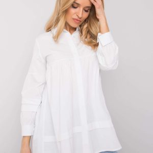 Wholesale White Long Shirt Lauryn RUE PARIS