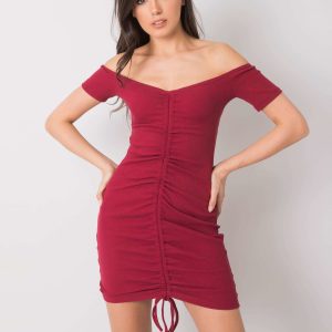 Wholesale Eduard's burgundy dress RUE PARIS