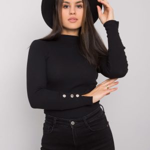 Wholesale Black Fit Long Sleeve Blouse Marbella RUE PARIS