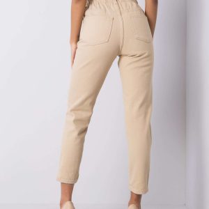 Wholesale Beige high waist jeans Araceli RUE PARIS