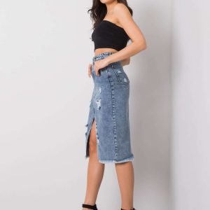 Wholesale Blue denim skirt Tiffany RUE PARIS