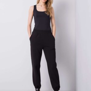 Wholesale Mariposa RUE PARIS black sweatpants