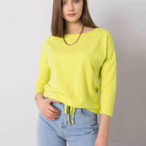 Wholesale Fluo green blouse Fiona