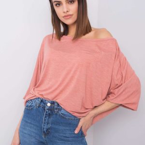 Wholesale Dirty pink oversized blouse Eunicia RUE PARIS