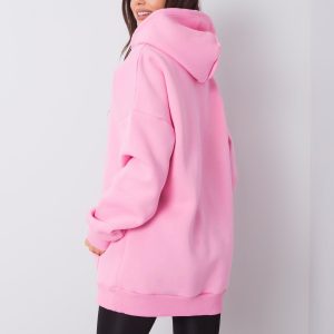 Wholesale Pink kangaroo sweatshirt Courtney RUE PARIS