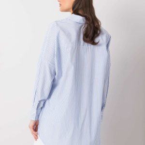 Wholesale Blue and white striped shirt Malena RUE PARIS