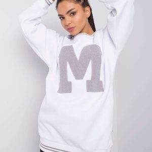 Wholesale Marie RUE PARIS white sweatshirt