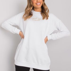 Wholesale White tunic with inscription Bradenton RUE PARIS