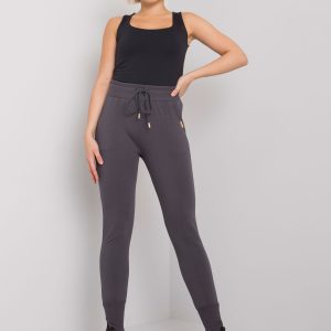 Wholesale Graphite sweatpants with pockets Naomi RUE PARIS