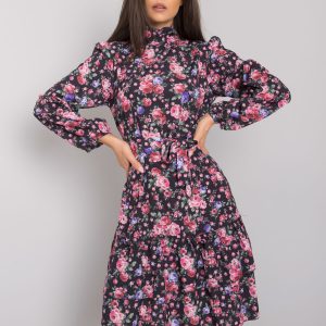 Wholesale Graphite pink flower dress Tenesha RUE PARIS