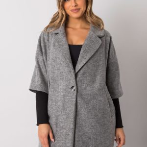 Wholesale Gray loose coat Aliz RUE PARIS