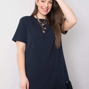 Wholesale Navy Blue Plus Size Dress Sarah