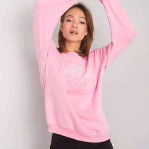 Wholesale Pink sweatshirt for women Drew RUE PARIS