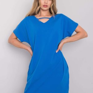 Wholesale Dark blue casual dress Rianna RUE PARIS