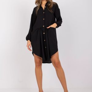 Wholesale Black oversized dress Monica RUE PARIS