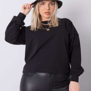 Wholesale Black plus size sweatshirt Florentia