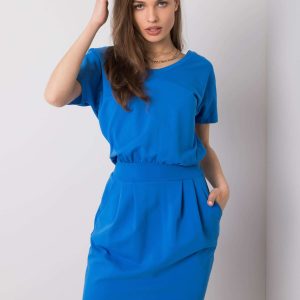 Wholesale Dark blue casual dress Aimee RUE PARIS