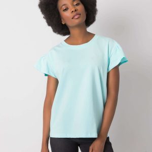 Wholesale Mint cotton blouse Ansley RUE PARIS