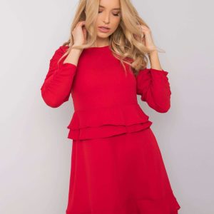 Wholesale Red cocktail dress Camilla RUE PARIS