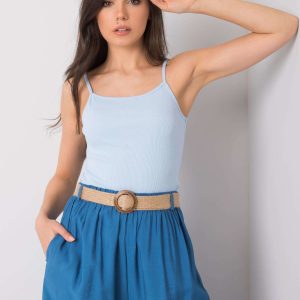 Wholesale Lizzie RUE PARIS light blue top