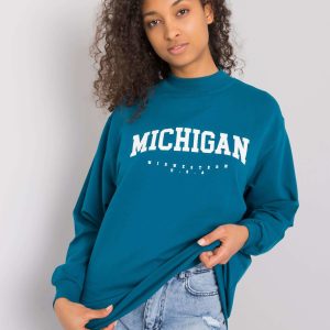 Wholesale Maritime sweatshirt with print Majorie RUE PARIS