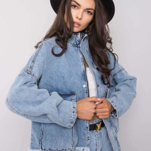 Wholesale Blue denim jacket Coralee RUE PARIS