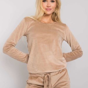 Wholesale Beige velour set Clarisa RUE PARIS