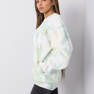 Wholesale Green tie-dye sweatshirt Tamara RUE PARIS