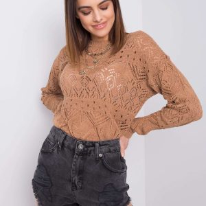 Wholesale Brown sweater Adrijana RUE PARIS