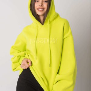 Wholesale Carris RUE PARIS lime blue hoodie