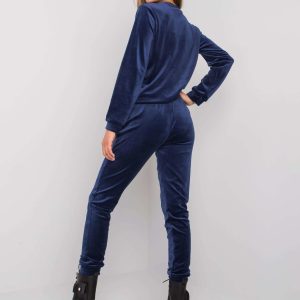 Wholesale Callani Women's Dark Blue-Green Velour Set