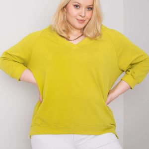 Wholesale Light Green Plus Size Sweatshirt Alexandria