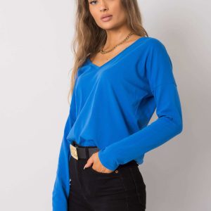 Wholesale Dark blue blouse Modena