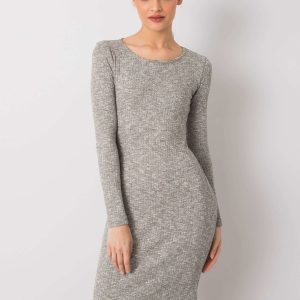 Wholesale Green melange dress by Jillian RUE PARIS