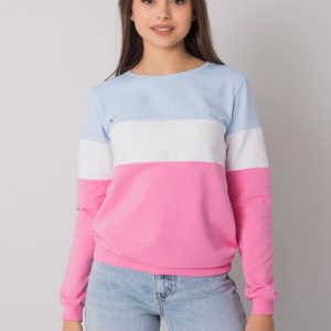 Wholesale Blue and pink sweatshirt Larice RUE PARIS