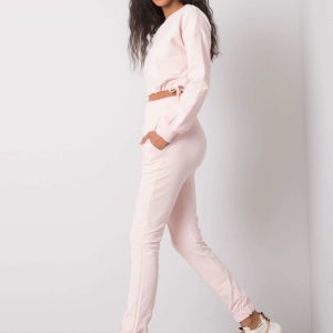 Wholesale Light pink casual set Laila RUE PARIS