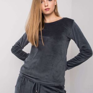 Wholesale Graphite velour set Clarisa RUE PARIS