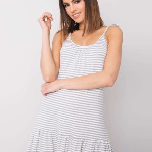 Wholesale White and grey dress Seaside RUE PARIS