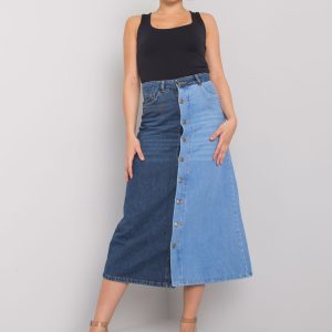 Wholesale Blue midi denim skirt Rijeka RUE PARIS