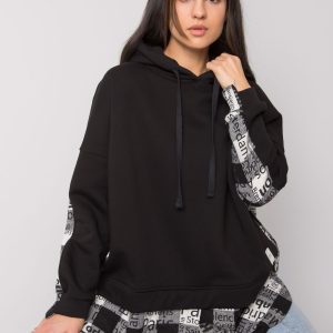 Wholesale Black and white women's hoodie Freyah RUE PARIS