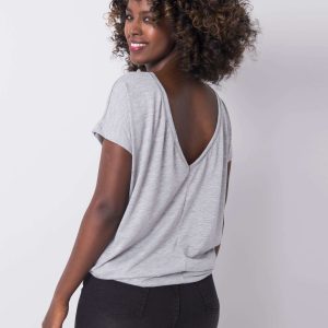 Wholesale Grey t-shirt Evabelle