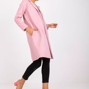 Wholesale Pale pink women's coat Hettie RUE PARIS