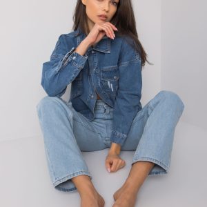 Wholesale Dark blue denim shirt Suffolk RUE PARIS