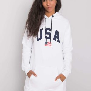 Wholesale White kangaroo sweatshirt Yetty RUE PARIS