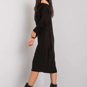 Wholesale Fernanda RUE PARIS black knit dress