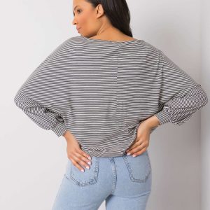 Wholesale Black and white striped blouse Chantria RUE PARIS