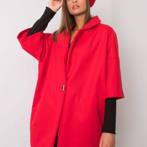 Wholesale Red loose coat Aliz RUE PARIS