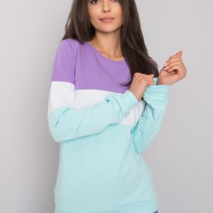 Wholesale Larice RUE PARIS purple-mint sweatshirt