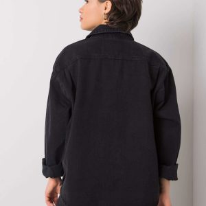 Wholesale Black denim shirt Aston RUE PARIS