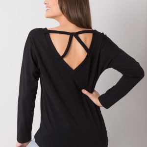 Wholesale Black Women's Long Sleeve Blouse Libourne RUE PARIS